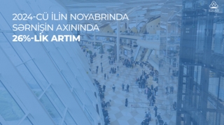 Ötən ay sərnişin axını 26% artıb 