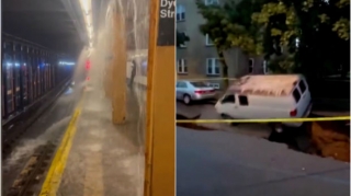 Leysan metronun fəaliyyətini iflic etdi, yollar keçilməz oldu – VİDEO 