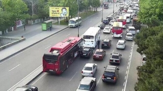 Bakı küçələrində son vəziyyət - sıxlıq var 