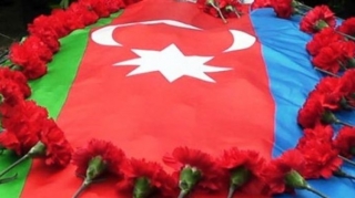 Ötən gün şəhid olan DSX zabiti Gəncədə dəfn edilib