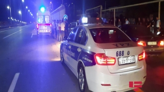 Bakıda iki avtomobil toqquşub, 7 nəfər xəsarət alıb  - FOTO