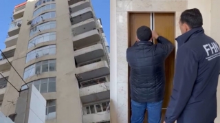 В Баку сотрудники МЧС приостановили эксплуатацию аварийного лифта  - ФОТО - ВИДЕО