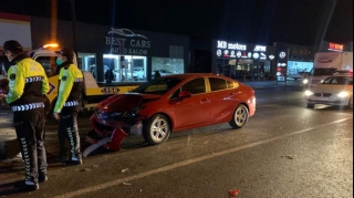 Bakıda "Chevrolet", "Toyota" və "Lexus" toqquşdu - FOTO