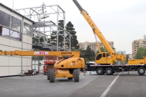 Bakıda Formula-1 üçün qurulan bütün qurğuları tam sökürlər - VİDEO