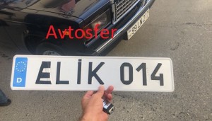 Bakıda saxta nömrə ilə "avtoşluq" edən daha iki nəfər həbs edilib -FOTOLAR