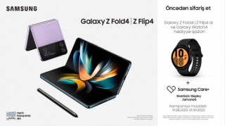 Galaxy Z Fold4 və Galaxy Z Flip4 öncədən sifariş etmək üçün üç gün qalıb   - FOTO