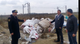 Xırdalanda ətraf mühiti çirkləndirən sahibkar cəzalandırıldı  - FOTO