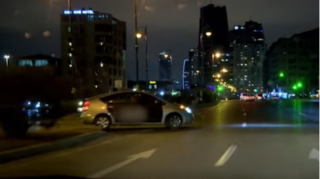 Bakıda "qəza döngəsi"  - Burada nişanlar düz qoyulmayıb   - VİDEO