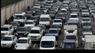 Bakı-Sumqayıt yolunda qəza: Tıxac yarandı     - FOTO - VİDEO