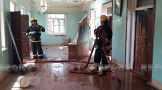 Tovuzda evdə yanğın olub,xəsarət alan var- FOTO