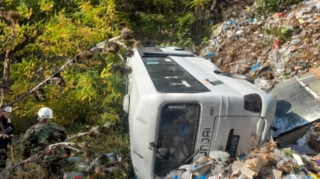 Avtobus aşdı - Çox sayda ölən və xəsarət alanlar var 