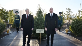 Astanada Heydər Əliyev küçəsinin açılışı olub  - FOTO