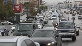 Bakının bəzi küçə və prospektlərində sıxlıq müşahidə edilir - SİYAHI 