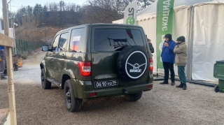 Sülhməramlıların daha bir maşını Laçın yolunu keçdi 