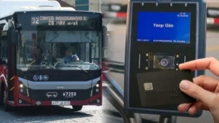 Bakıda bu avtobuslarda bank kartı ilə ödəniş aktivləşdirildi 