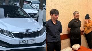 Bakıda kirayələdikləri avtomobillə narkotik daşıyan dəstə saxlanıldı   - FOTO