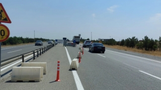 Bakı-Ələt-Hacıqabul avtomobil yolunda hərəkət qismən məhdudlaşdırıldı - FOTO