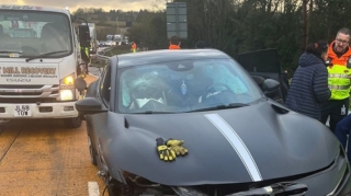 “Tottenhem”in futbolçuları “Ferrari” ilə qəzaya düşdü - FOTOLAR 