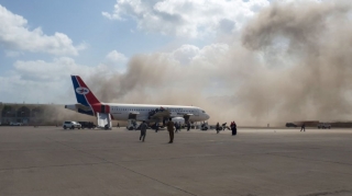 Yəmənin hava limanında partlayış törədilib, ölənlər var