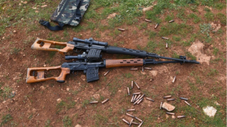 Gürcüstan DTX külli miqdarda silah və partlayıcı maddələr ələ keçirdi 