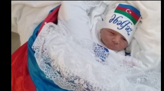 Daxili Qoşunların şəhid baş çavuşunun ilk övladı dünyaya gəlib  - FOTO