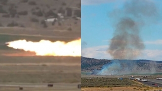 Yarış zamanı təyyarə qəzaya uğradı, pilot həlak oldu - VİDEO 