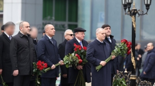 DTX əməkdaşları Xocalı soyqırımı qurbanlarının xatirəsini andı - FOTO - VİDEO 