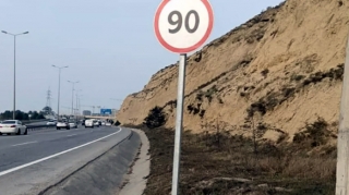 Снижение скоростного режима на дороге Баку Дайрэви-1 для повышения безопасности 