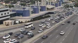 Bakının bu yollarında tıxac var - SİYAHI 