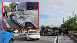 Şəkidə ağır yol qəzasında 7 nəfər xəsarət aldı – ADLAR – VİDEO 