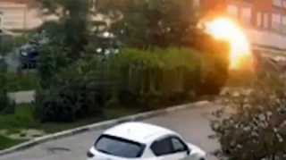 "BMW" markalı avtomobil partladıldı - Rusiya MN-nin general-mayoru öldü - VİDEO 