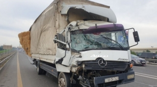 DANX : "Bakıda qəzaya səbəb olan yük avtomobilinin sürücüsü qanunsuz fəaliyyət göstərib"