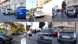 DYP piyadaların yolunu kəsən sürücülərə qarşı reyd keçirdi - FOTO - VİDEO