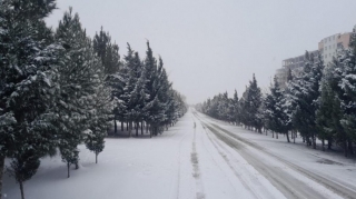 Bu ərazilərə qar yağdı 