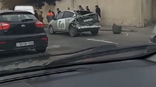 Bakıda "Bolt" sürücüsü qəza törətdi - VİDEO 