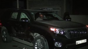 Bələdiyyə sədri "Prado" ilə qəzaya düşdü – FOTO