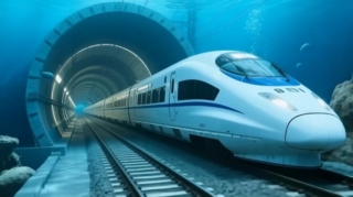 Çinin mühəndislik möcüzəsi hazırdır: Çayın altı ilə şütüyəcək - VİDEO 