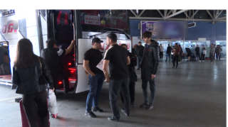 Bakı avtovağzalında sıxlıq yaşanır  - VİDEO