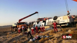 Avtobus aşıb, ölənlər və yaralananlar var 