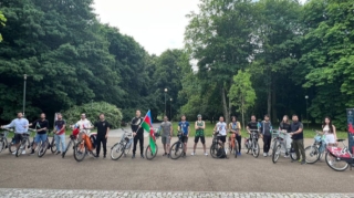 Polşada yaşayan azərbaycanlılar üçün velotur təşkil olunub  - VİDEO - FOTO