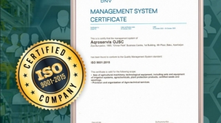 "Aqroservis" ASC İSO 9001:2015 keyfiyyət sertifikatına layiq görülüb  - FOTO