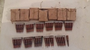 Gəncədə orta məktəbin zirzəmisində 161 ədəd patron tapılıb - FOTO