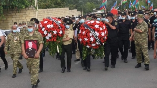 Şəhid gizirimiz Yaşar Babayev son mənzilə yola salınıb