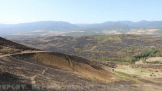 Şabranın bəzi kəndlərində yanğınlar söndürüldü - FOTO 