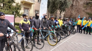 В Баку состоялся праздничный велопробег -ФОТО
