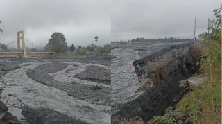 Zaqatalada sel bəndi yudu: TƏHLÜKƏ böyüdü  - VİDEO