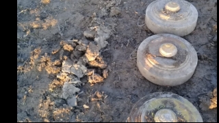 Ermənilərin cəbhəboyu ərazilərdə basdırdıqları minalar zərərsizləşdirildi  - FOTO