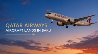 Самолет авиакомпании Qatar Airways совершил вынужденную посадку в Баку 