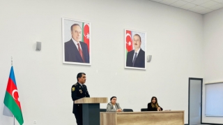 Polis Laçında şagirdlərlə maarifləndirici görüş keçirib - FOTO