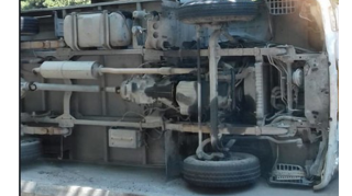 Daşkəsəndə yük maşını aşıb,1 nəfər ölüb